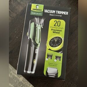 Black Vacuum Beard Trimmer